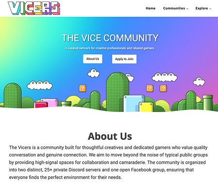 Vicers Website